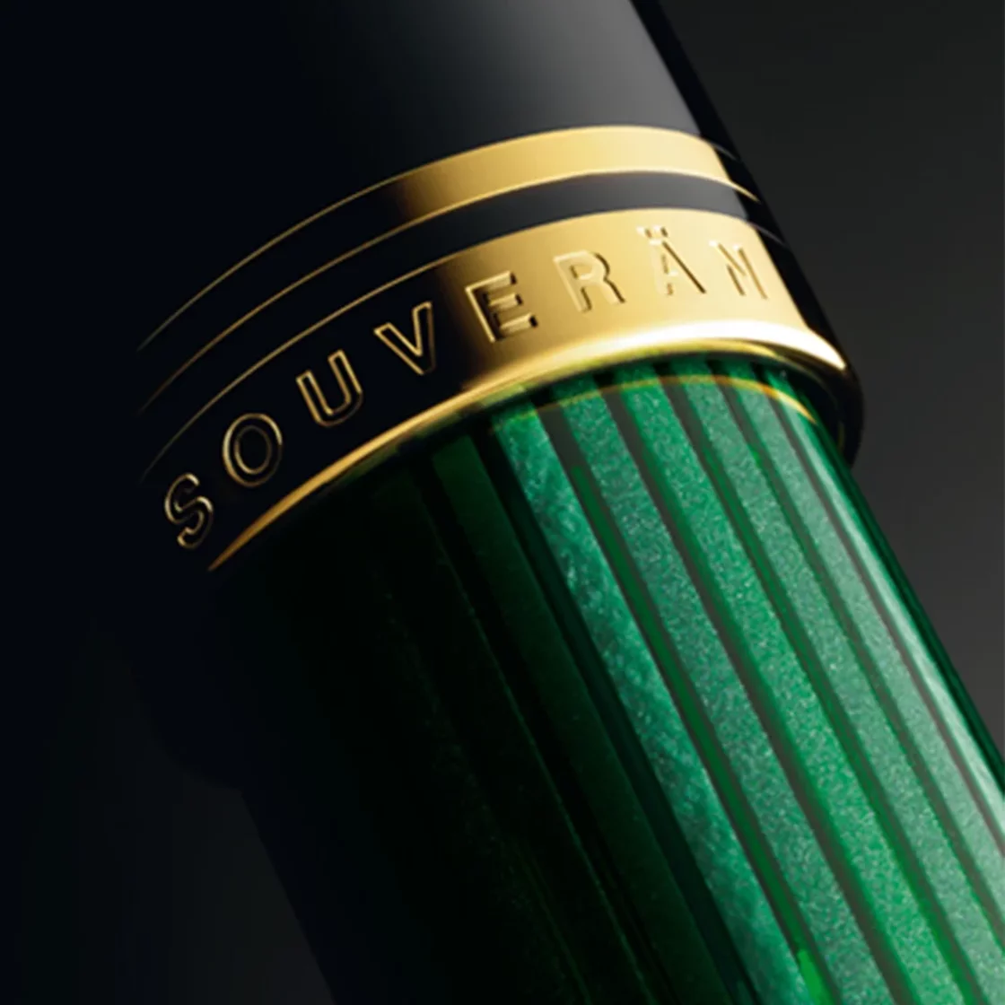 Souverän M1000 green-black fountain pen * Pelikan