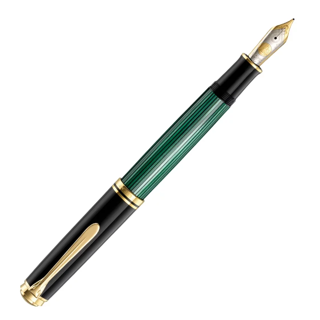 Souverän M1000 green-black fountain pen * Pelikan