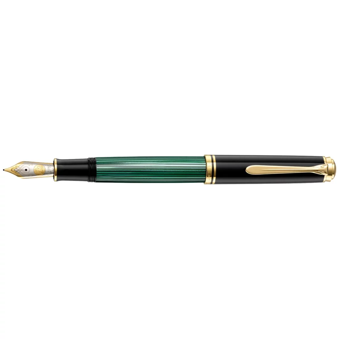 Souverän M1000 green-black fountain pen * Pelikan