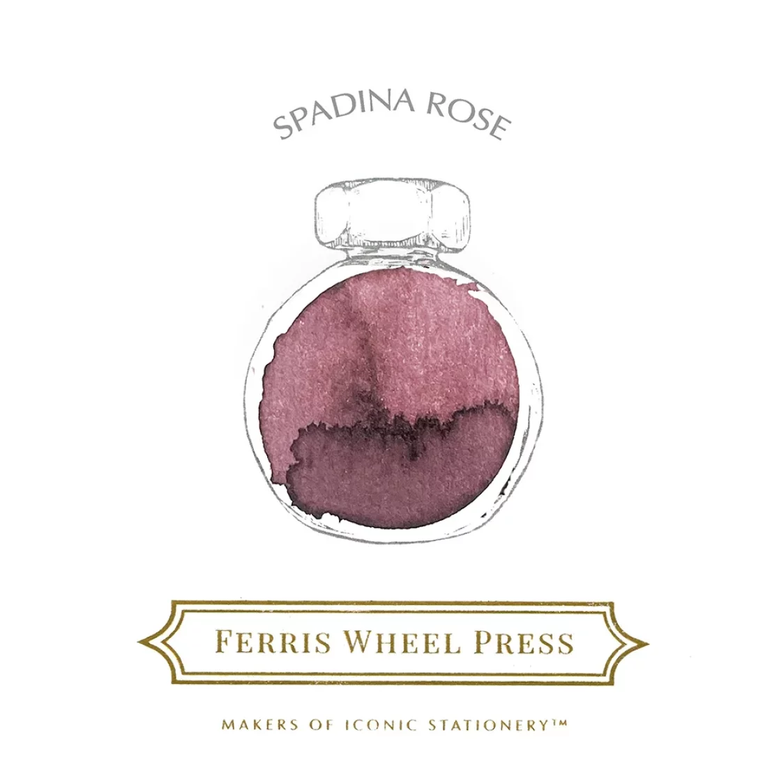 Spadina rose, ink 38ml * Ferris Wheel Press