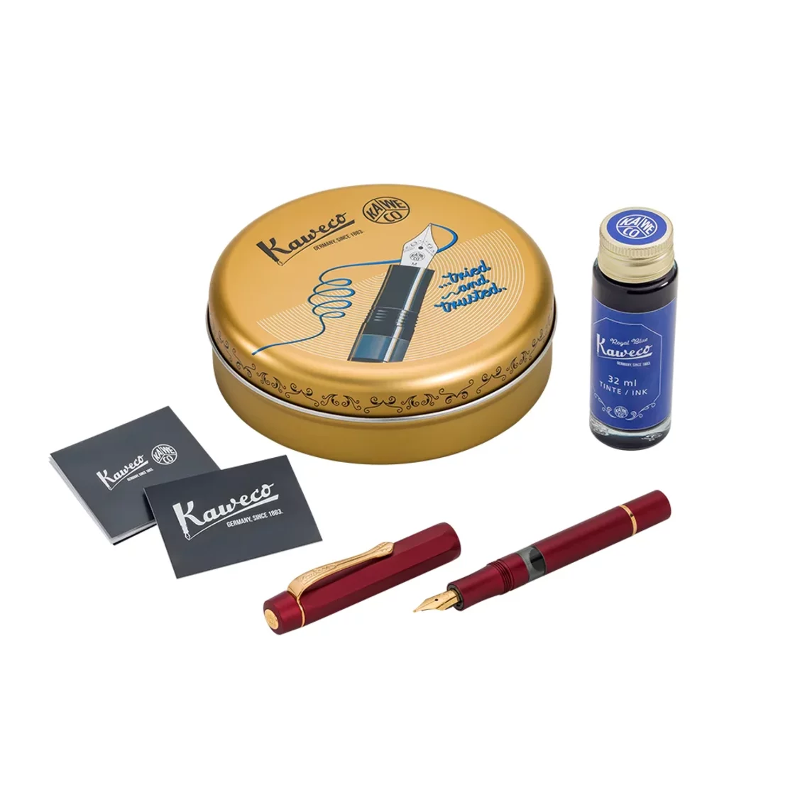 Sport AL Piston Filler Bordeaux Fountain Pen * Kaweco