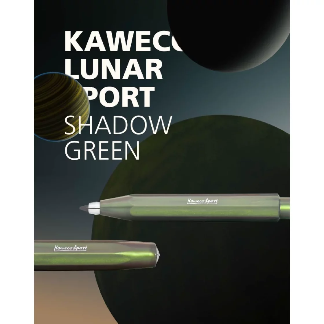 Sport Lunar Shadow Green Ballpoint Pen * Kaweco