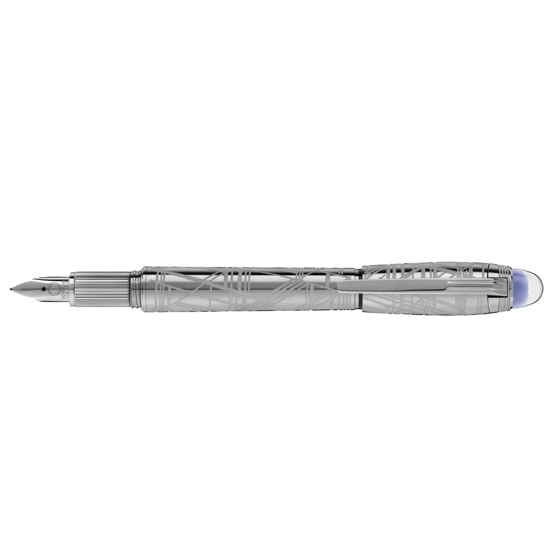 Starwalker SpaceBlue Metal Fountain Pen 130218 * Montblanc