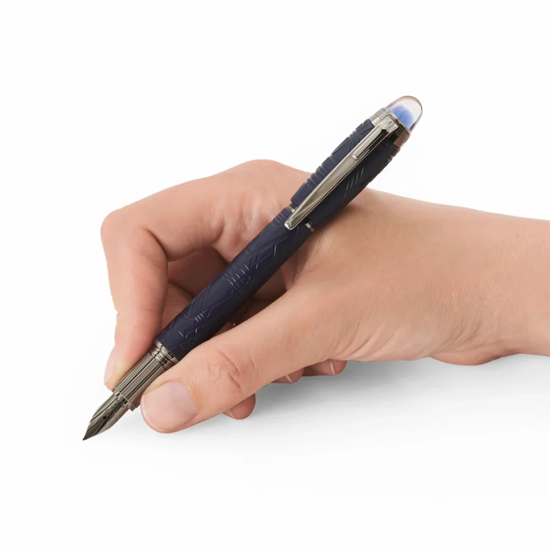 Starwalker SpaceBlue Precious Resin Fountain Pen * 130210 * Montblanc
