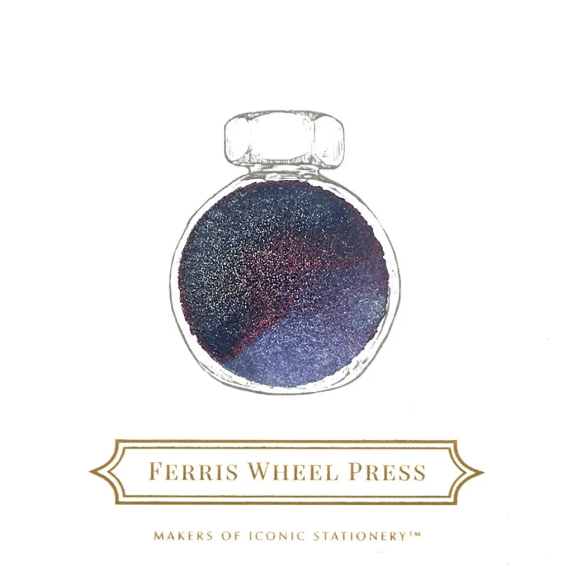 Stroke Of Midnight, ink 38ml * Ferris Wheel Press