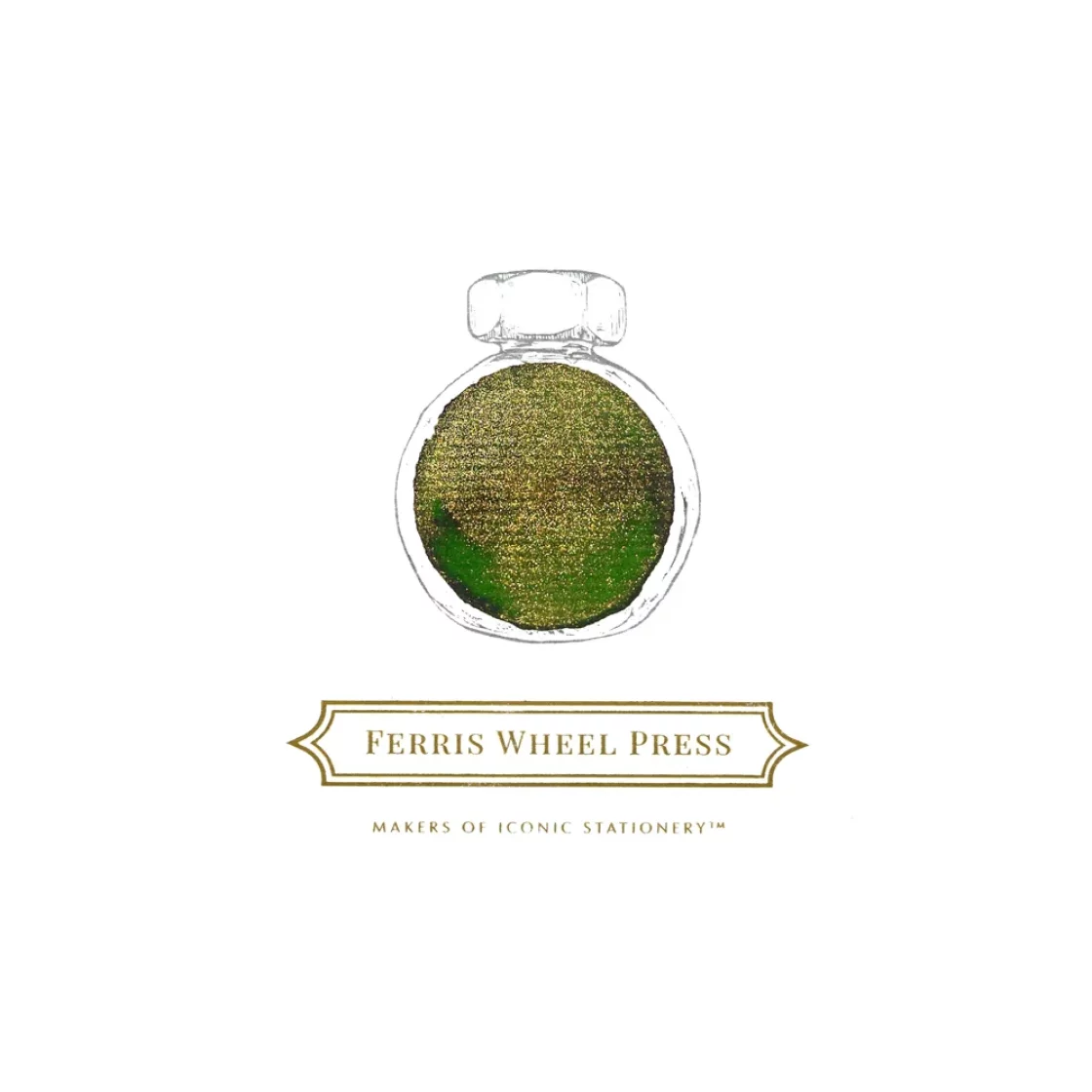 Sunlit Jade, 38ml ink, Lunar new year edition * Ferris Wheel Press