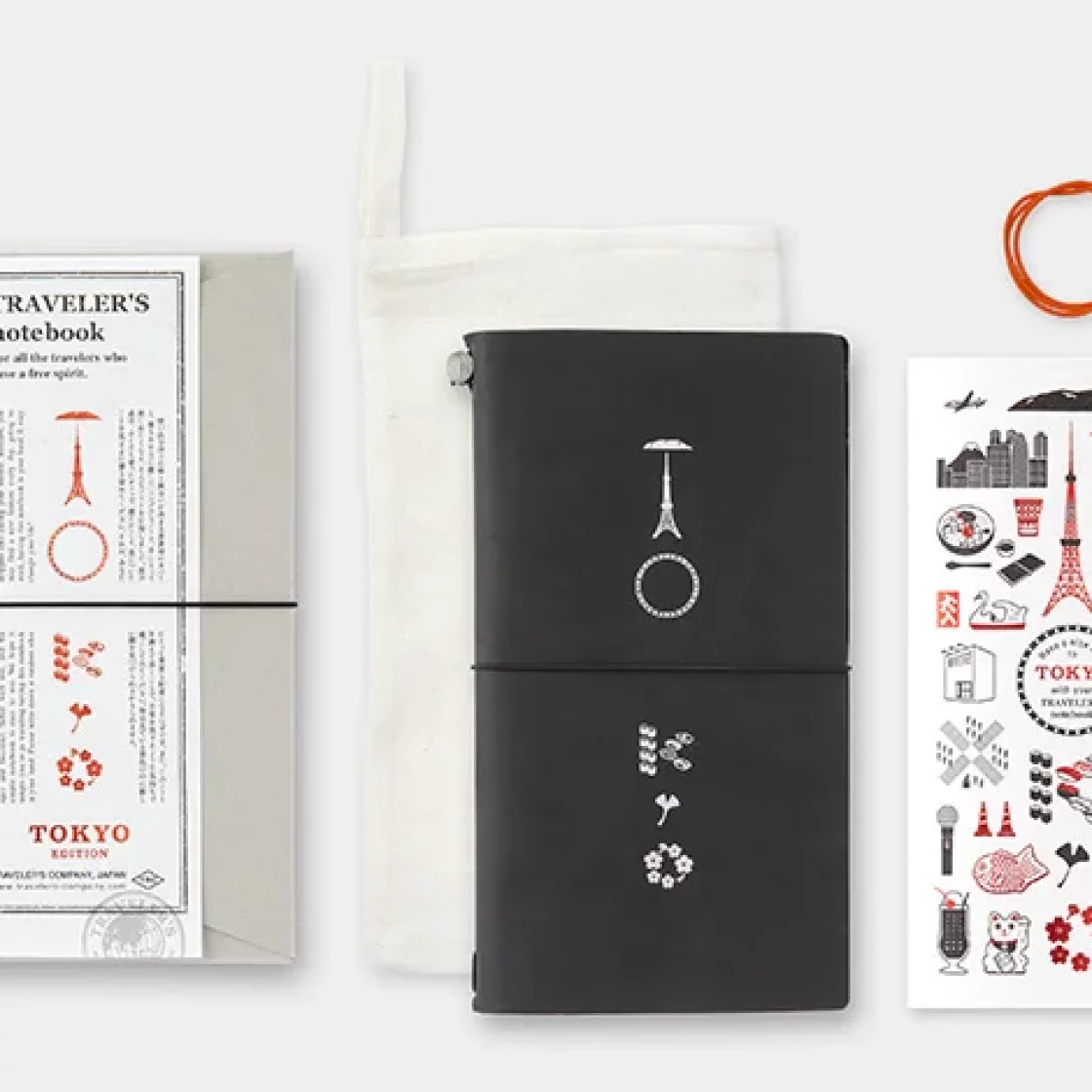 TOKYO EDITION Notebook Black * Traveler's Company