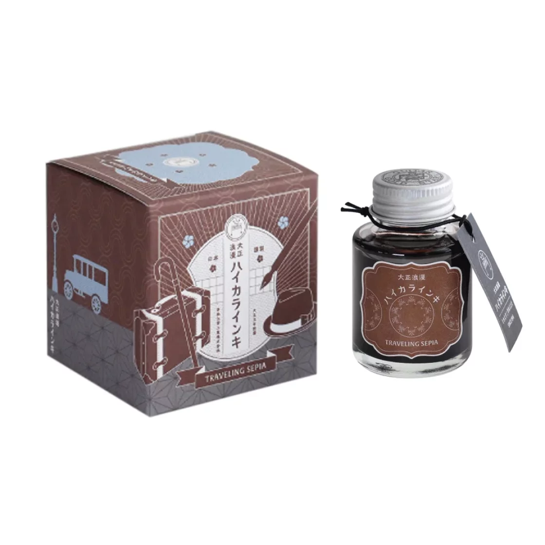 Travelling Sepia Teranishi Guitar Taisho Roman Haikara Ink * Teranishi Chemical Industry