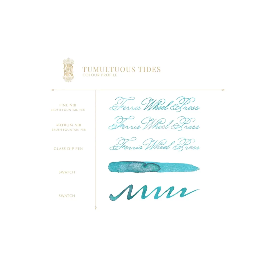Tumultuous Tides, ink 20ml, Ferritales * Ferris Wheel Press
