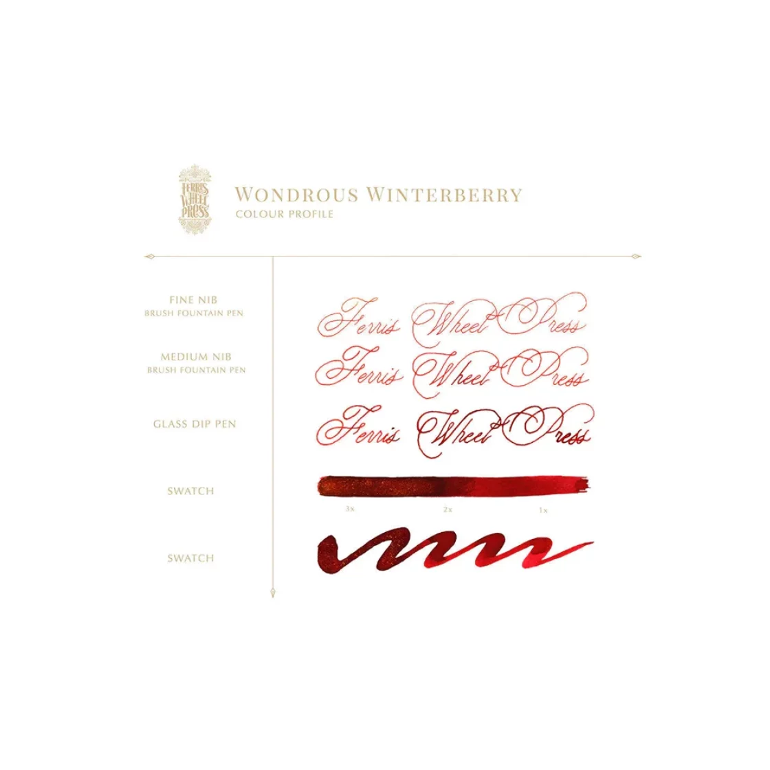Wondrous winterberry, ink 38ml * Ferris Wheel Press