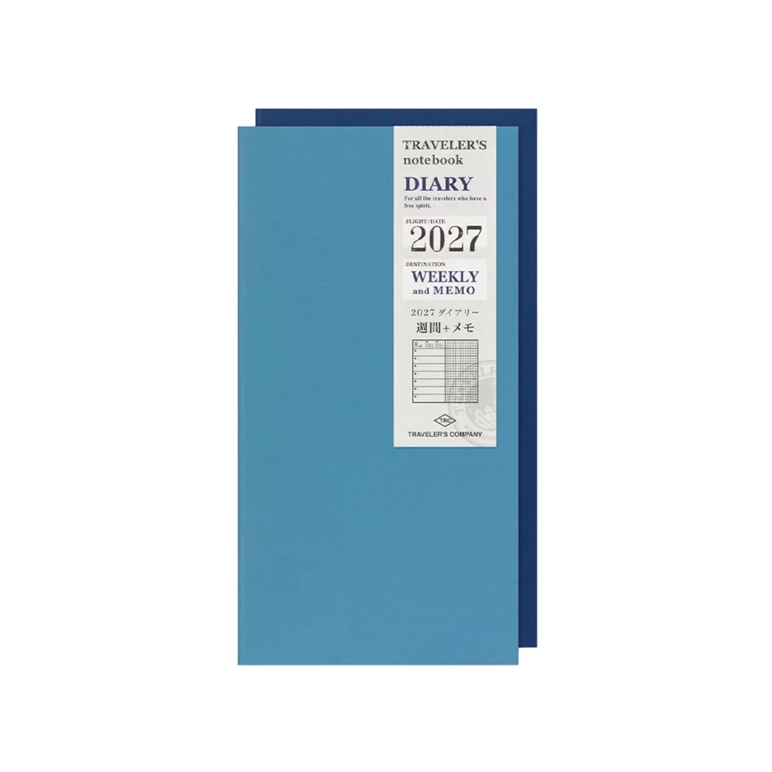 TCR 2027 Weekly Diary Refill Regular * Traveler's Company Weekly + Memo