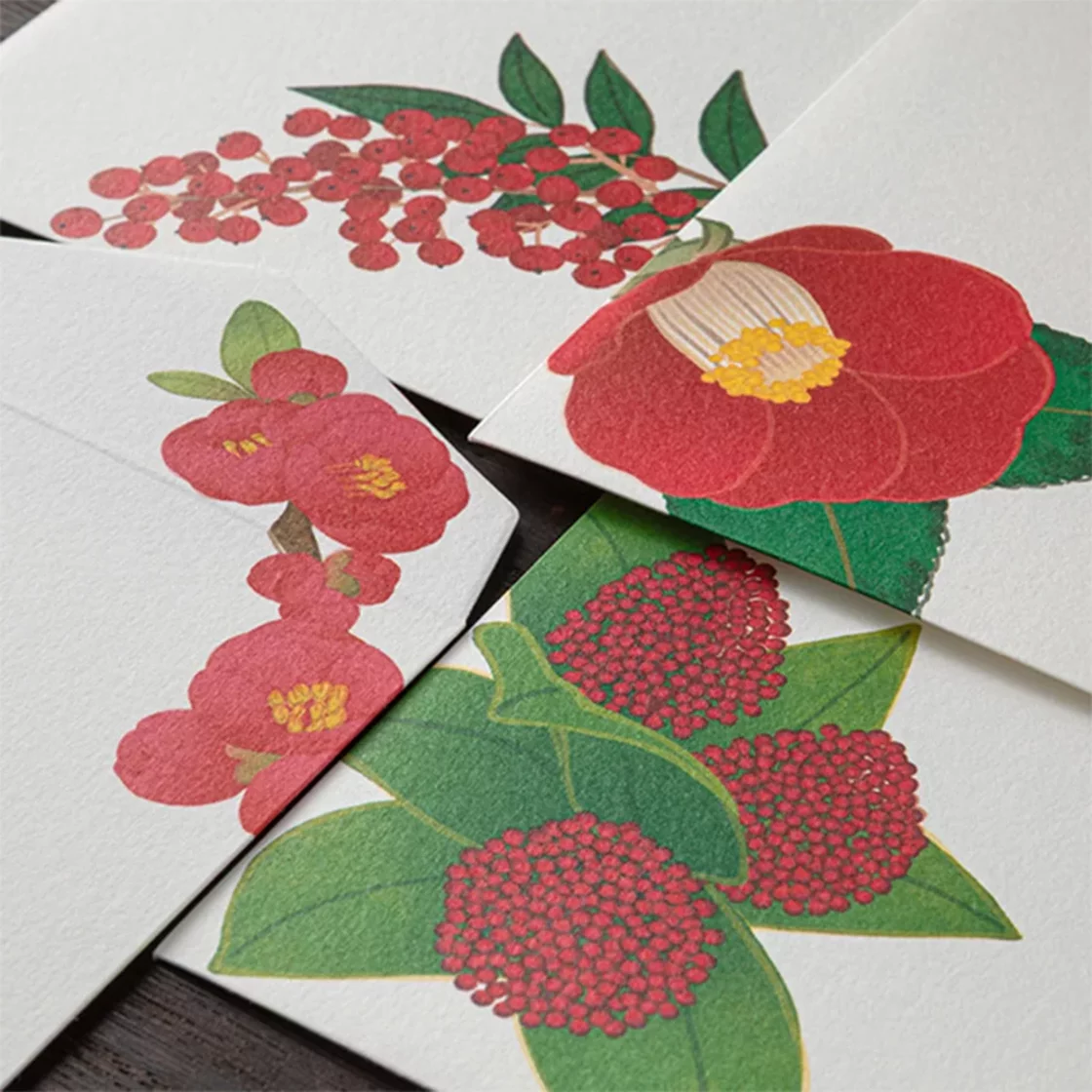 75.2 Red Winter Envelopes * Midori