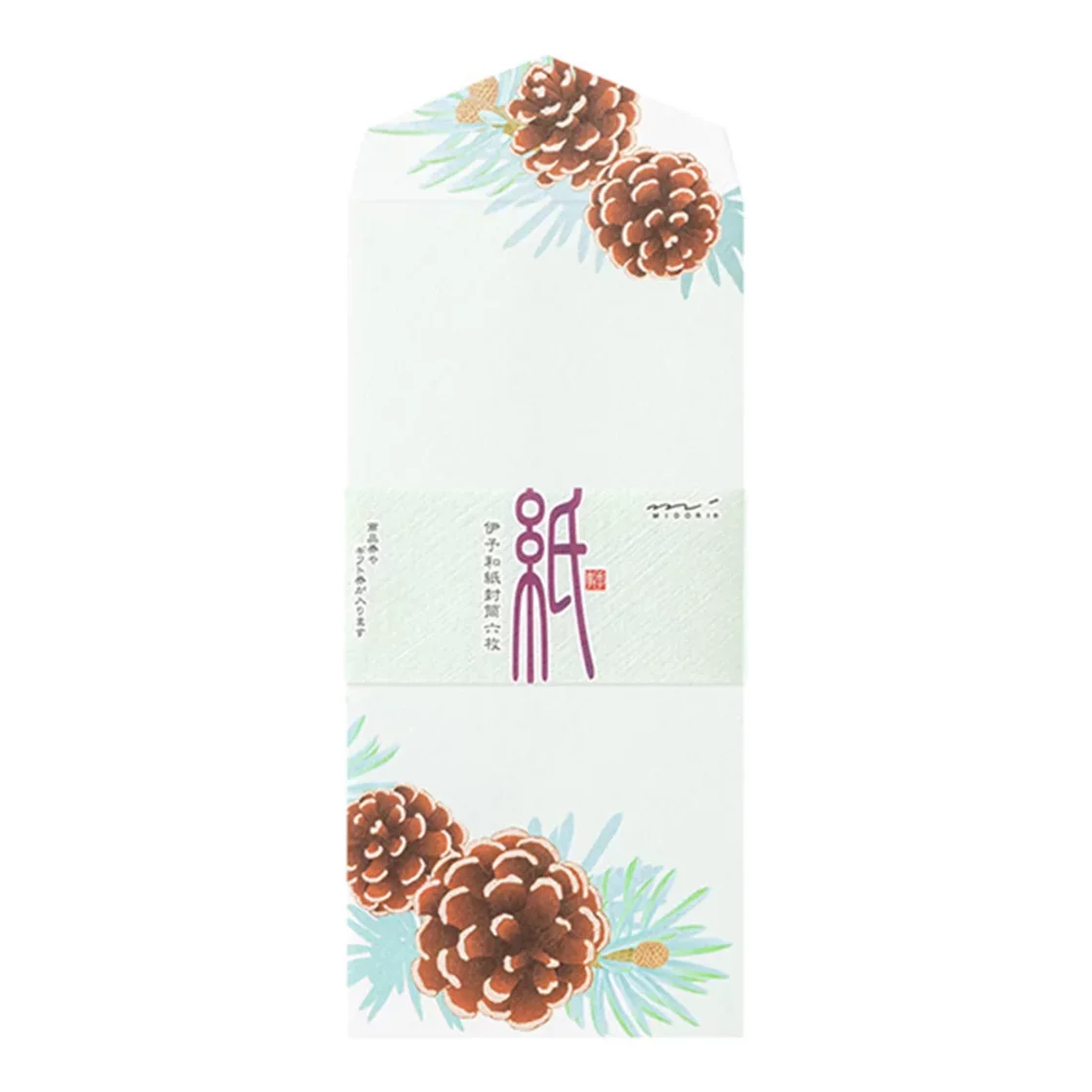 77.2 Pine Cones Envelopes * Midori
