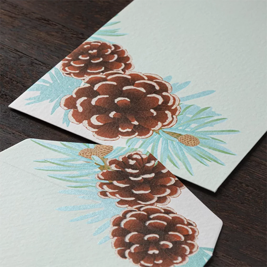 77.2 Pine Cones Envelopes * Midori