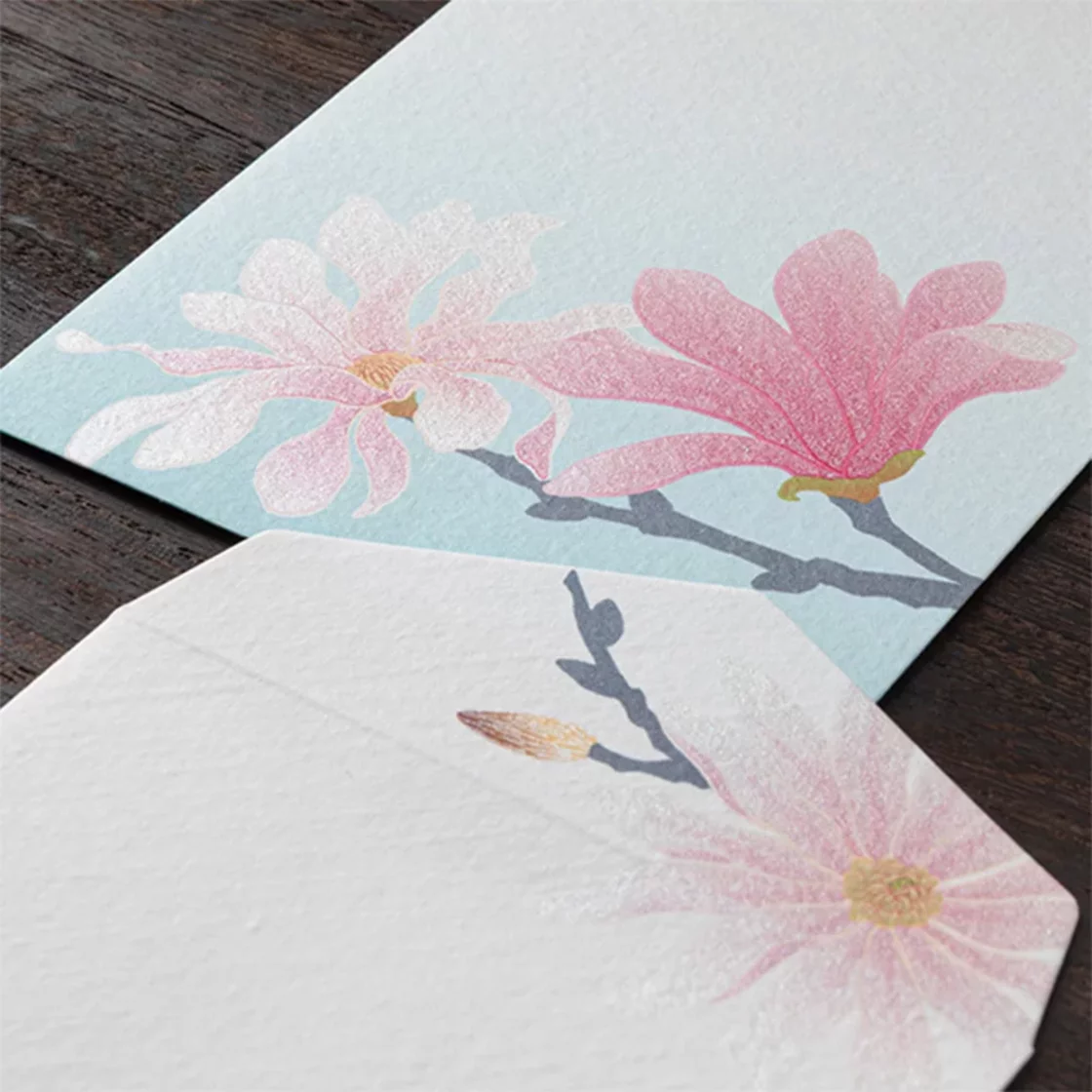 78.2 Star Magnolia Envelopes * Midori