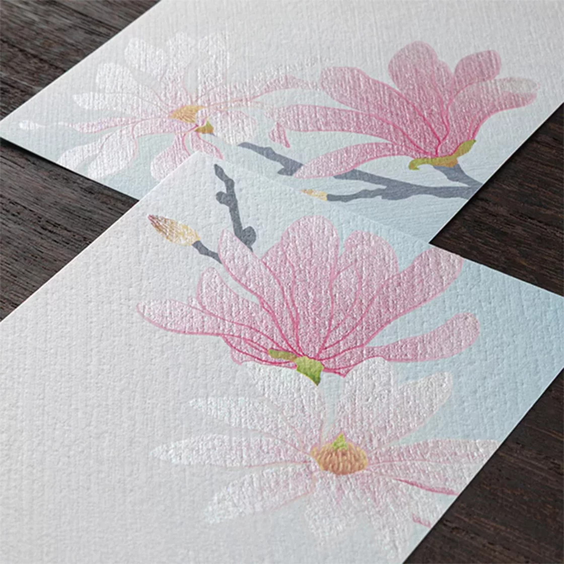 78.3 Star Magnolia Message Pad * Midori