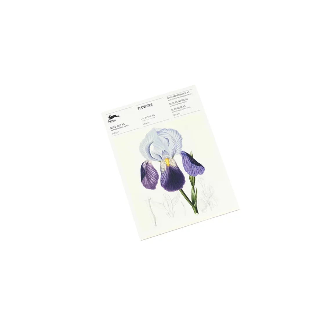 A5NP48 Flowers * A5 Note Pad * Pepin Press