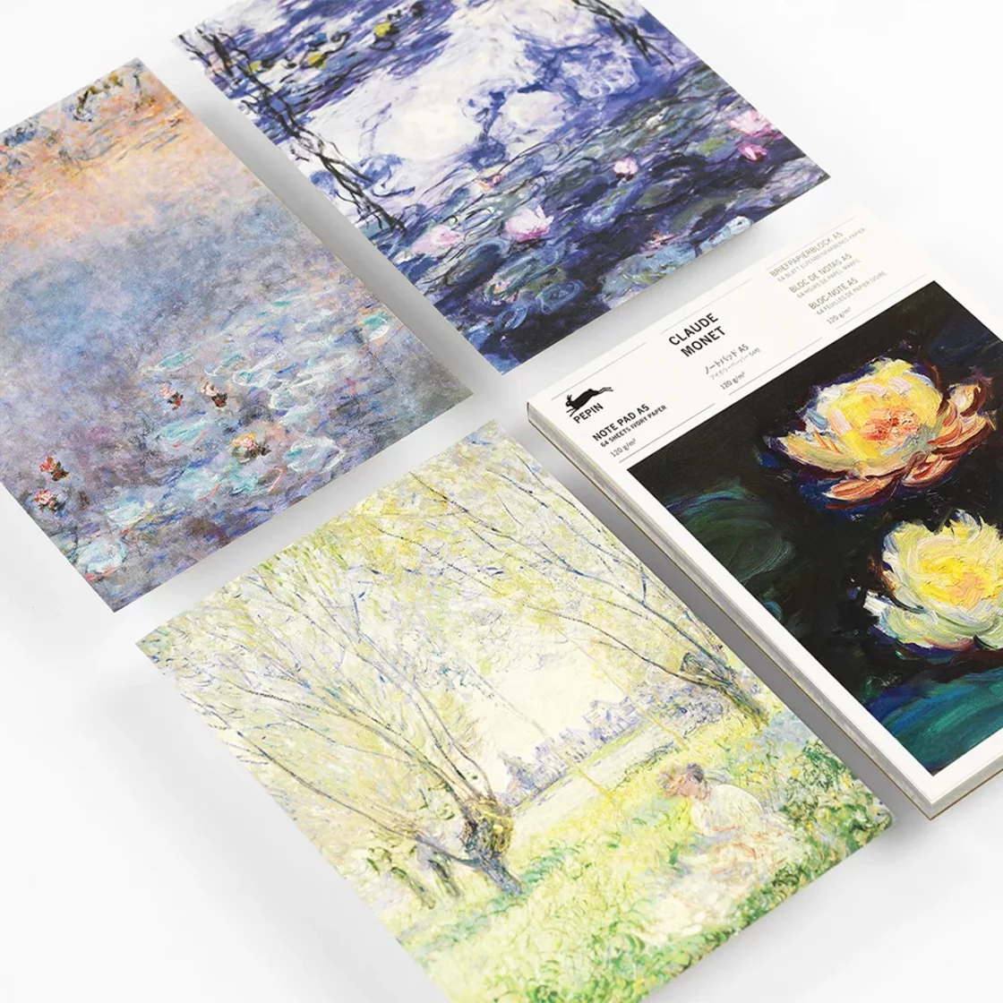 A5NP63 Claude Monet * A5 Note Pad * Pepin Press