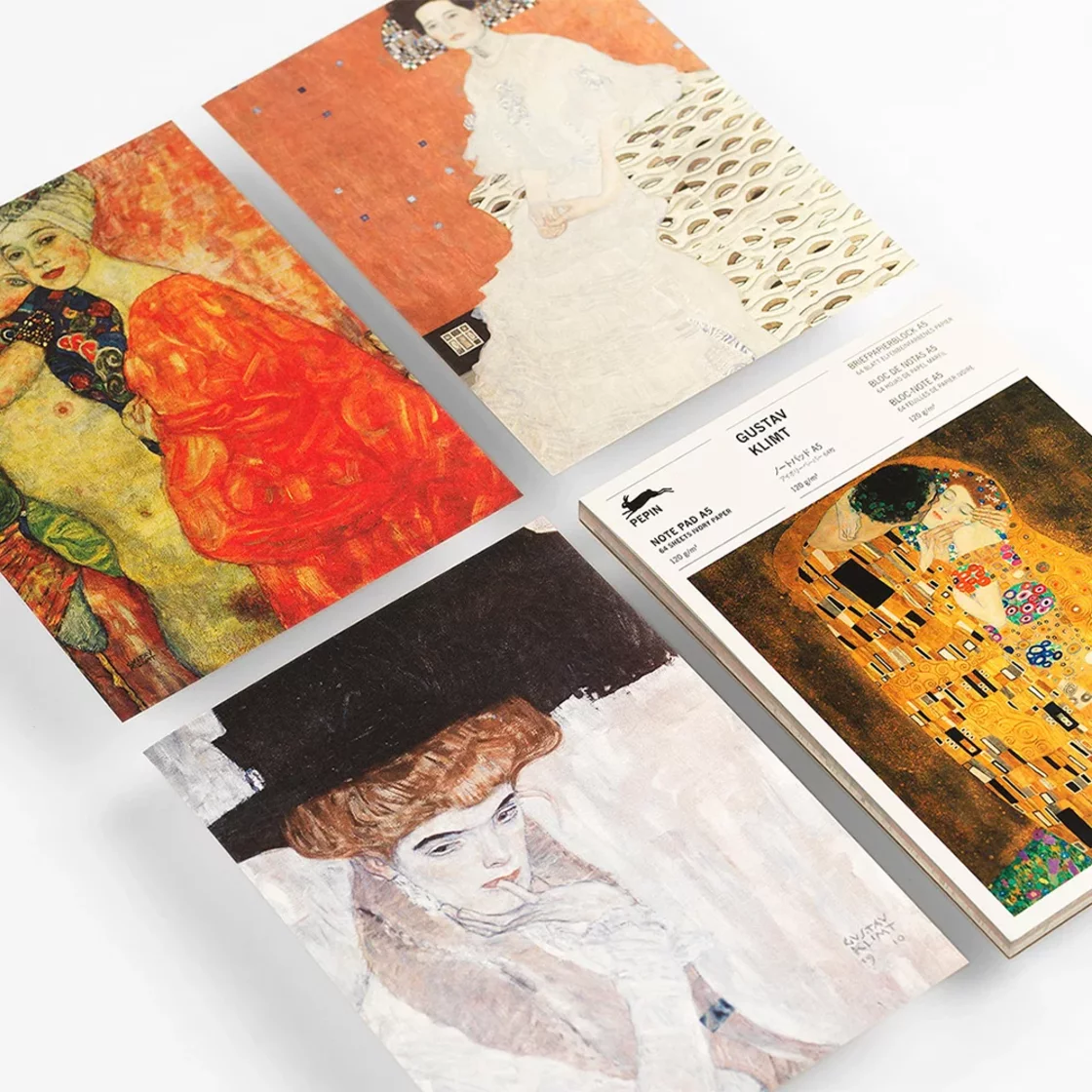 A5NP70 Gustav Klimt * A5 Note Pad * Pepin Press