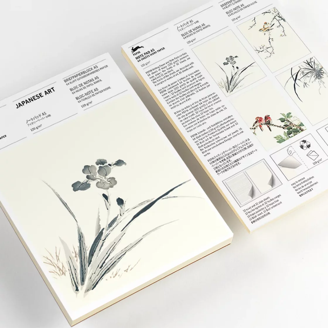 A5NP88 Japanese Art * A5 Note Pad * Pepin Press