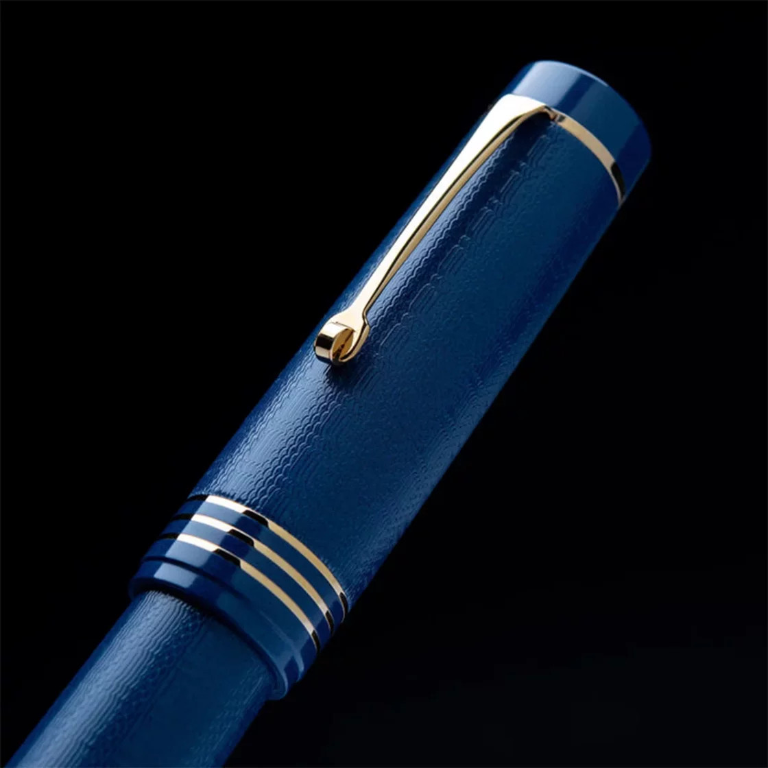 Audace Art Nouveau Ebonite Blue GT #8 fountain pen * Leonardo