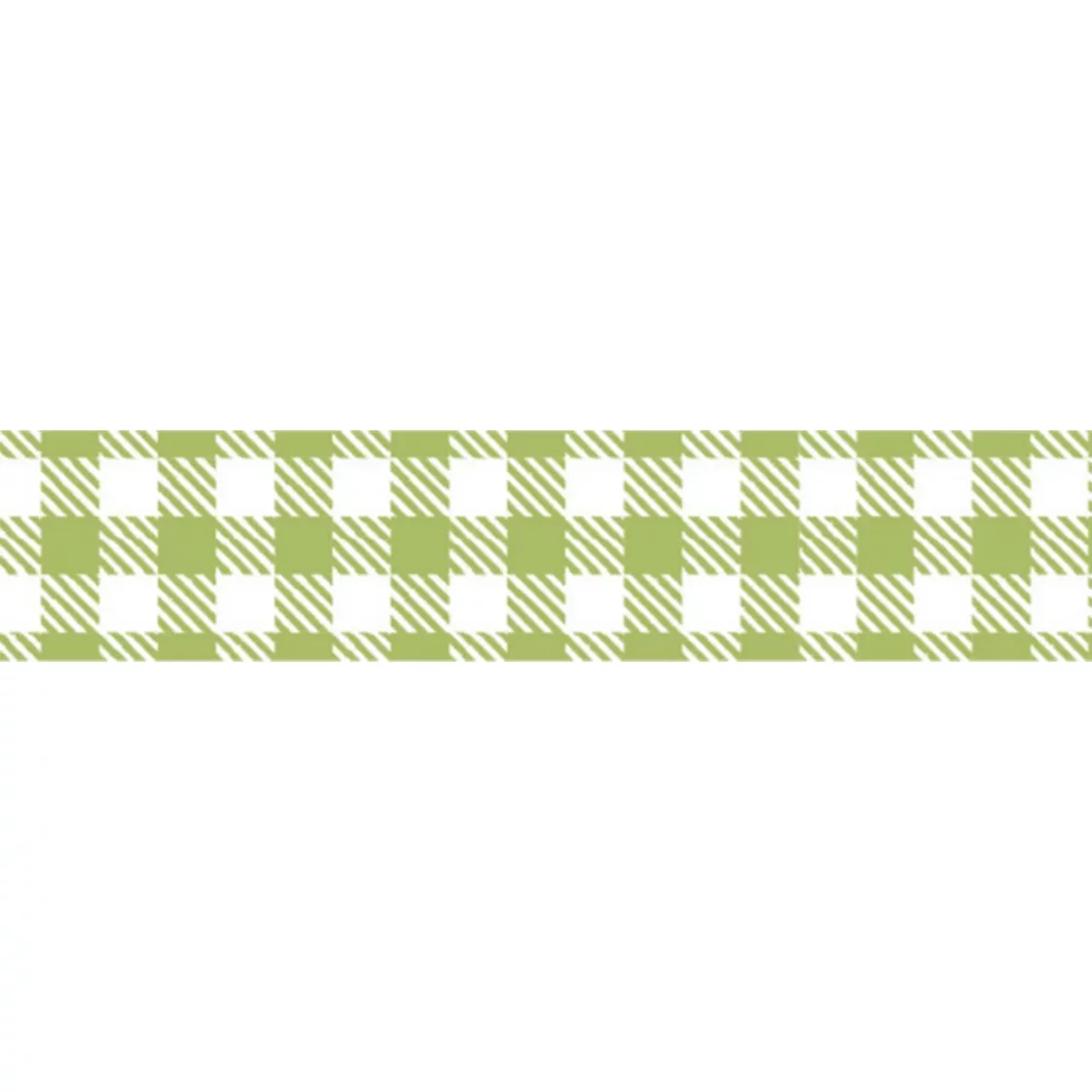 D565 * Stripe Checkered Light Moss Green * MT Masking Tape