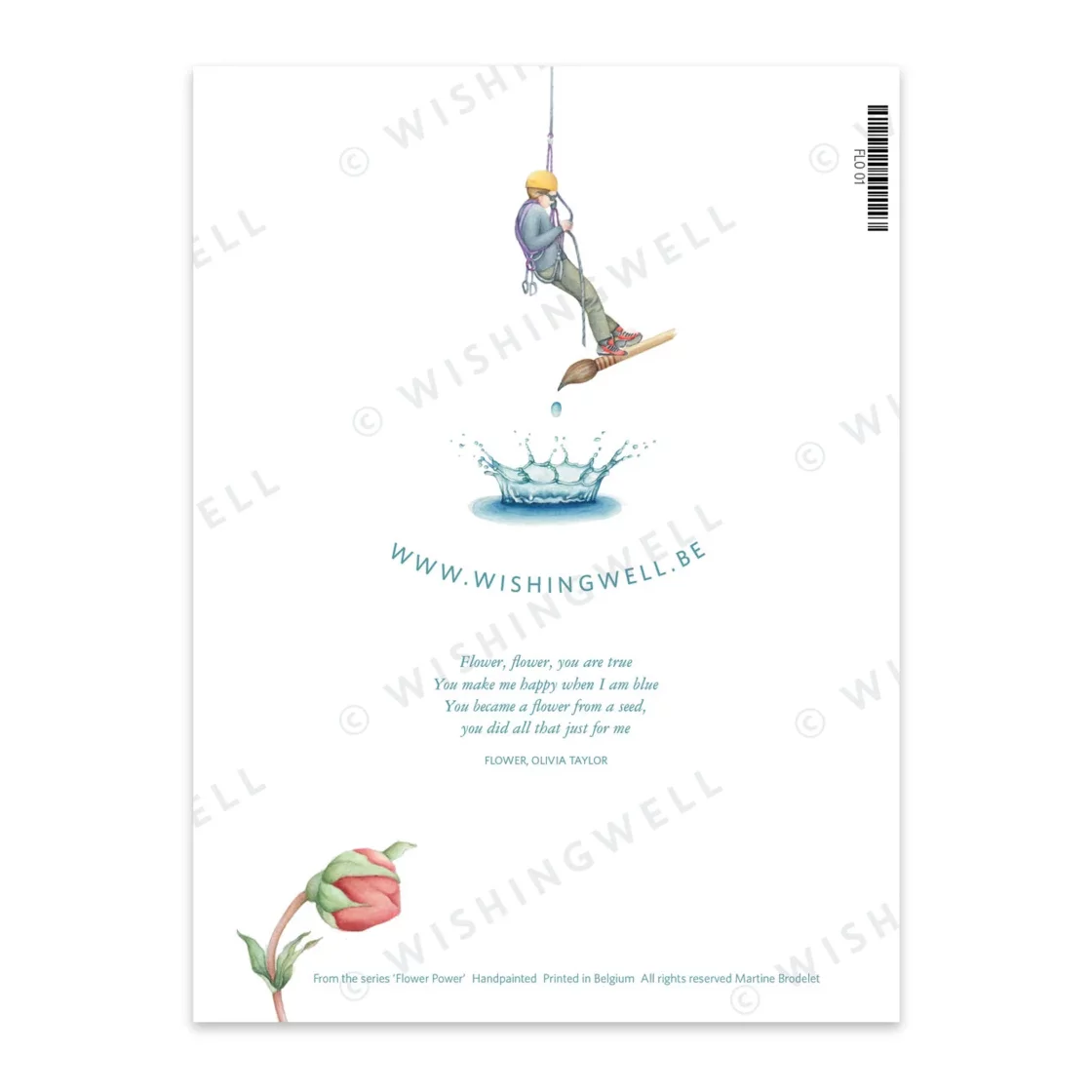 WFL01. Peonies * Wishingwell gift card