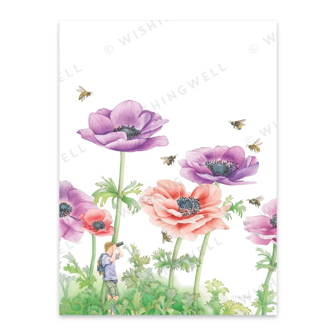 WFL04. Anemone * Wishingwell gift card