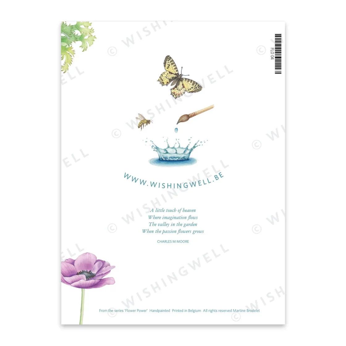 WFL04. Anemone * Wishingwell gift card