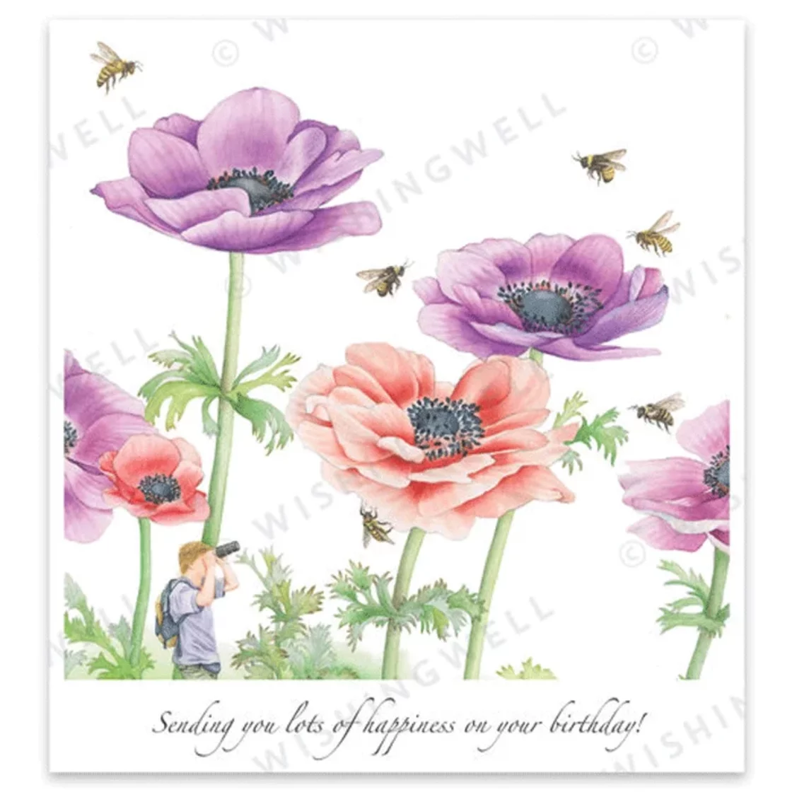 WFW05. Sending you lots of happiness on your birthday * Wishingwell gift card